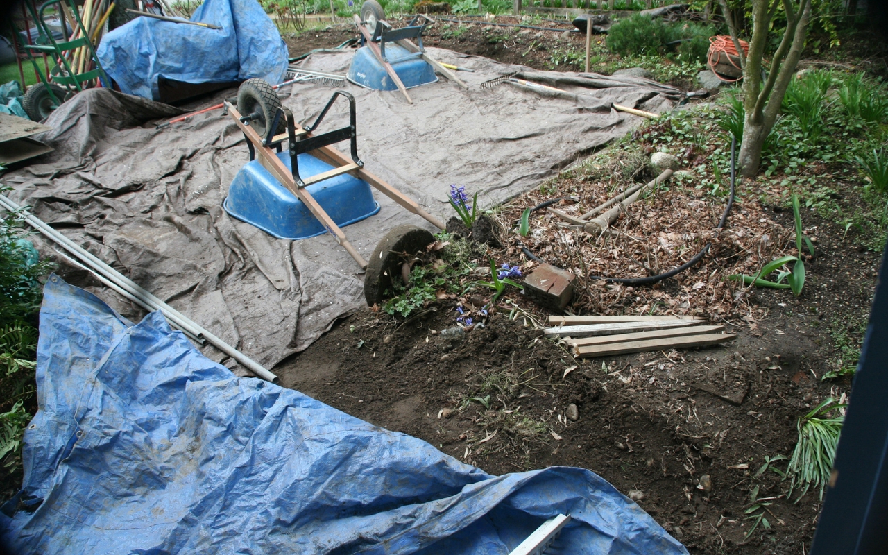 Preparing Site for Patio Installation