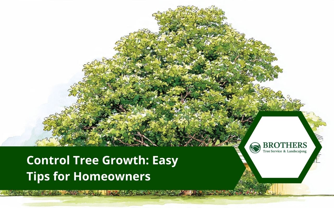 Tree growth control seasonal maintenance with winter pruning and summer touch-ups.