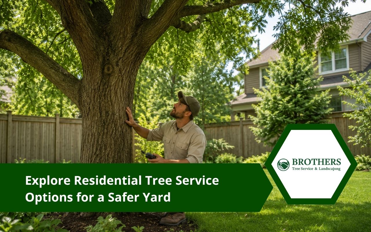 residential tree service for a safer backyard