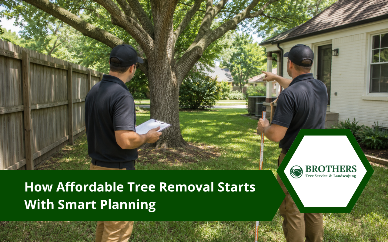 Property assessment before affordable tree removal work begins