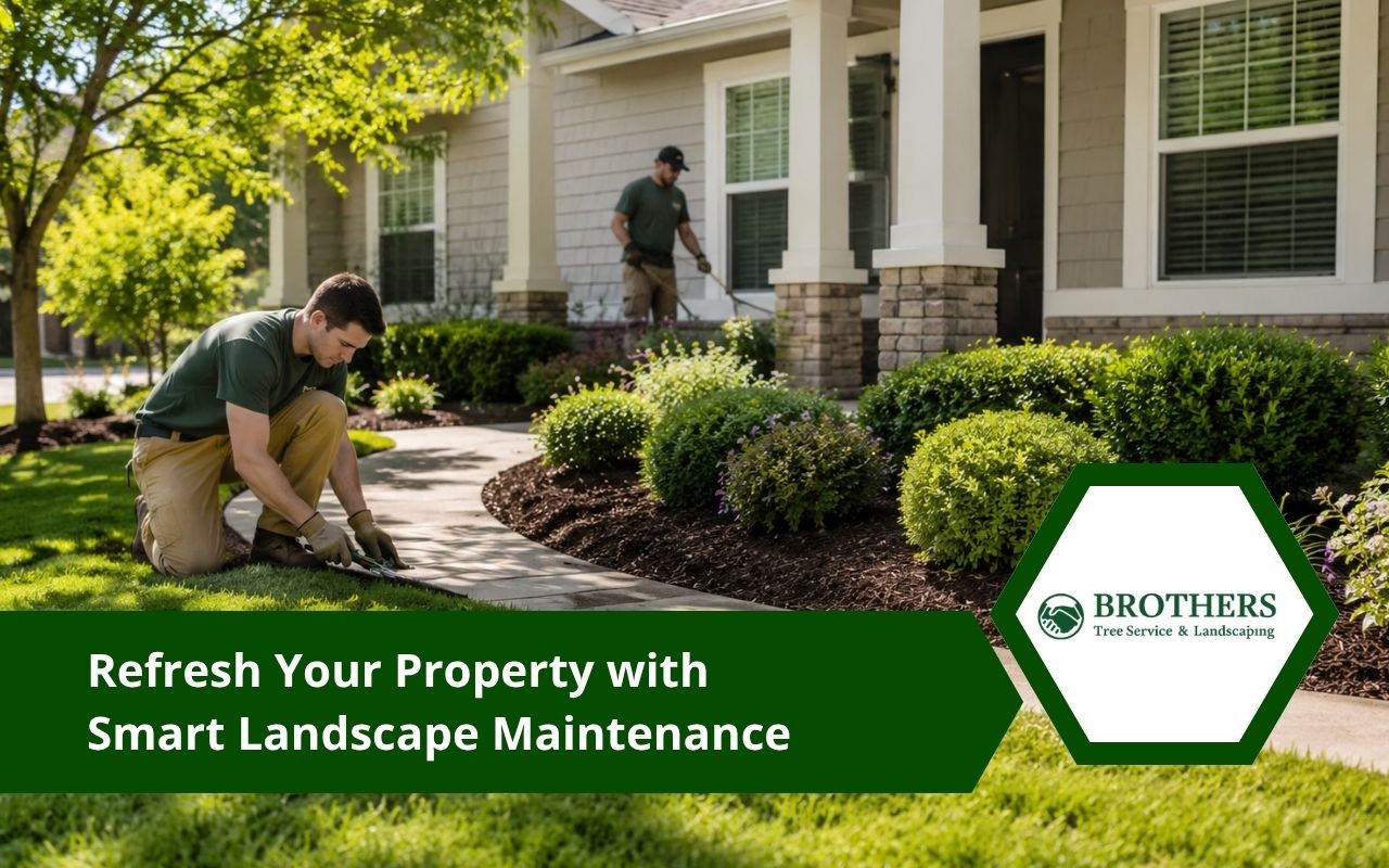 Landscape maintenance for a clean and healthy residential yard
